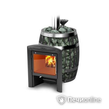 Дровяная банная печь TMF Саяны II Carbon Витра ЗК в Ноябрьске