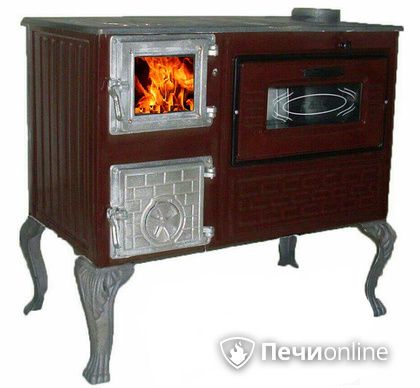 Отопительно-варочная печь МастерПечь ПВ-06 с духовым шкафом, 7.5 кВт в Ноябрьске