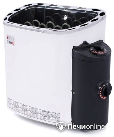 Электрокаменка для сауны Sawo Scandia Short SCA-45NB-Z со встроенным пультом управления в Ноябрьске