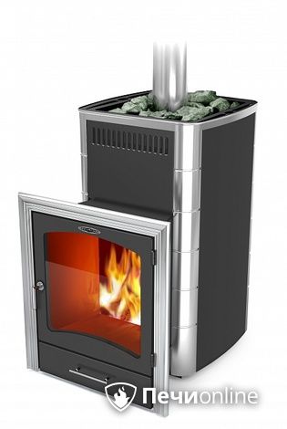 Дровяная банная печь TMF Калина II Inox БСЭ ТО антрацит НВ ПРН в Ноябрьске