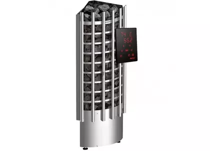 Электрокаменка для сауны Harvia Glow Corner TRC70XE c цифровой панелью управления в Ноябрьске