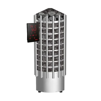 Электрокаменка для сауны Harvia Glow Corner TRC90XE c цифровой панелью управления в Ноябрьске