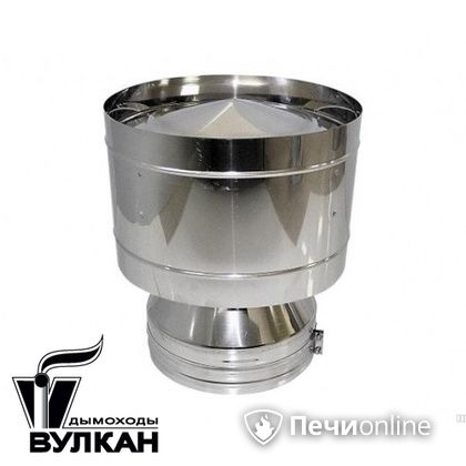 Дефлектор Вулкан DDH оцинкованный с изоляцией 50 мм D=160/260 в Ноябрьске