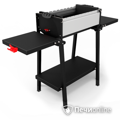 Мангал Grillver Крафтикс Сильвер на подставке в Ноябрьске
